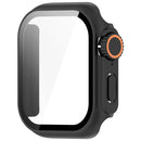 For Apple Watch Series 11 / 10 46mm Protective Case Instant Transformation Ultra 2 Hard PC Watch Cover with Tempered Glass Screen Film - Black - 4