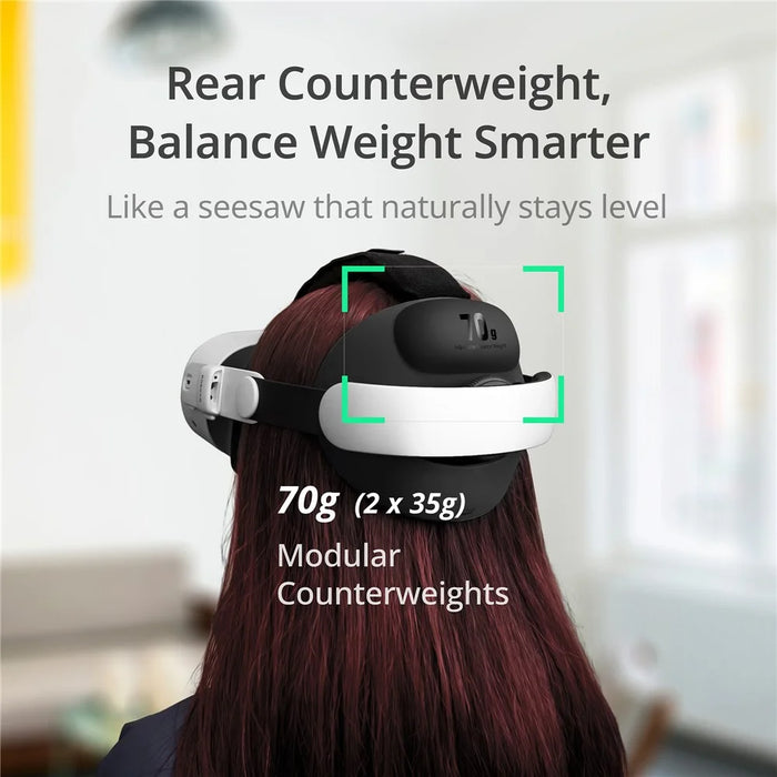 BOBOVR E3 For Meta Quest 3S / Quest 3 VR Headset Head Strap Ergonomic Replacement Headband - 2