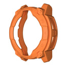 For Garmin Instinct 3 Solar 50mm TPU Watch Case Hollow-Out Rugged Bumper Cover - Orange - 2