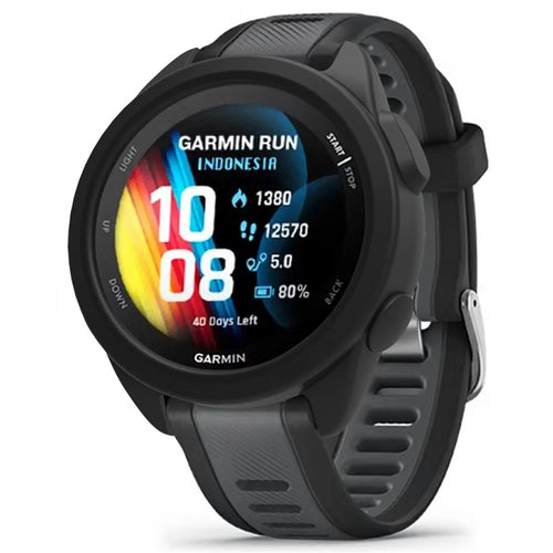 For Garmin Forerunner 165 Protective Case Smartwatch Silicone Cover - Black - 1