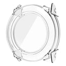 For Garmin Instinct 3 50mm Smartwatch Case PC Protective Cover with Tempered Glass Screen Protector - Transparent - 1