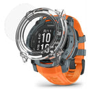 For Garmin Instinct 3 50mm Smartwatch Case PC Protective Cover with Tempered Glass Screen Protector - Transparent - 2