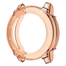 For Garmin Instinct 3 45mm Watch Case Soft TPU Protective Cover - Transparent Orange - 1