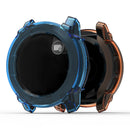 For Garmin Instinct 3 45mm Watch Case Soft TPU Protective Cover - Transparent Orange - 2