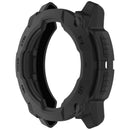 For Garmin Instinct 3 45mm / Solar 45mm Armor Watch Case Shockproof TPU Rugged Protective Cover - Black - 2