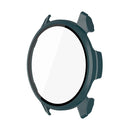 For Garmin Approach S50 Watch Case PC Frame Cover with Tempered Glass Screen Film - Green - 2
