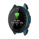 For Garmin Approach S50 Watch Case PC Frame Cover with Tempered Glass Screen Film - Green - 4