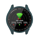 For Garmin Approach S50 Watch Case PC Frame Cover with Tempered Glass Screen Film - Green - 5