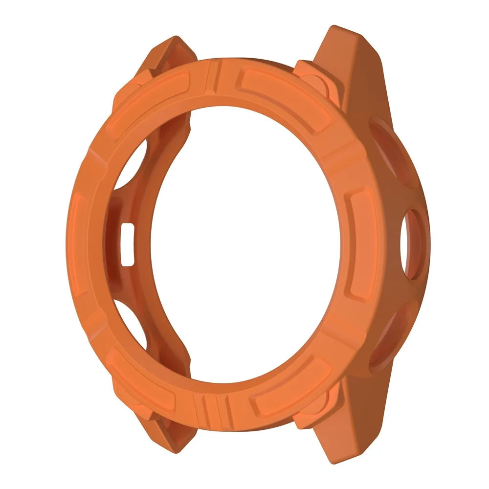 For Garmin Descent G2 Anti Scratch Protective Case Rugged Armor TPU Shell Watch Cover - Orange - 2