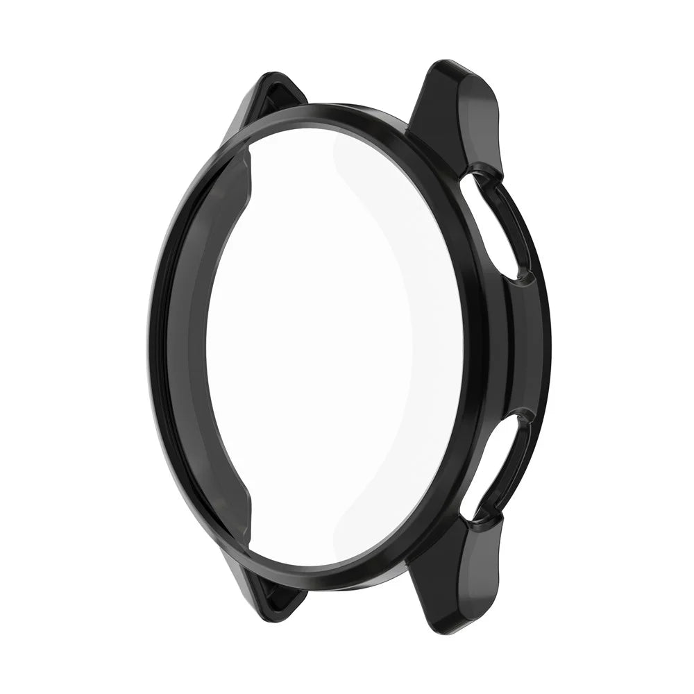 For Garmin Approach S50 Watch Case Electroplating Full Wrapped TPU Cover - Black - 2