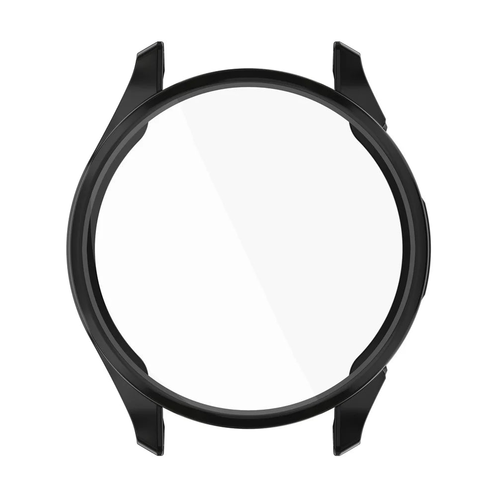 For Garmin Approach S50 Watch Case Electroplating Full Wrapped TPU Cover - Black - 3