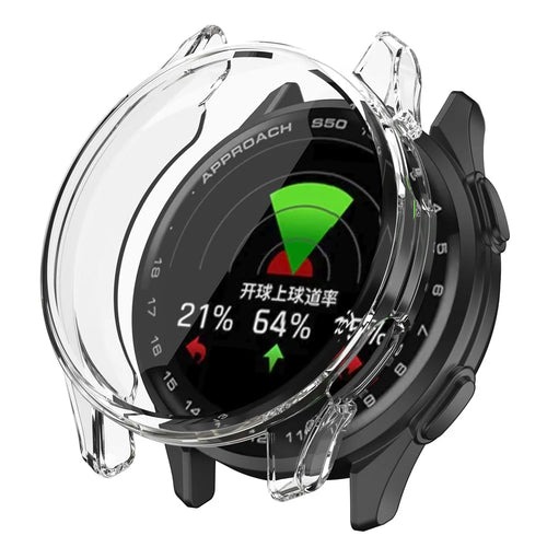 For Garmin Approach S50 Watch Case Transparent TPU Full Cover Protector - 1