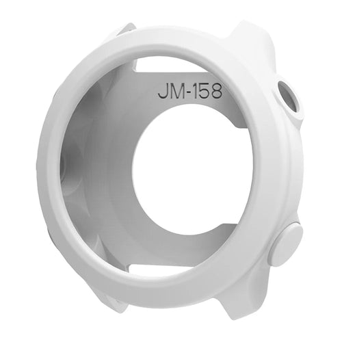 For Garmin Forerunner 158 Anti Scratch Protective Case Silicone Watch Cover - White - 1