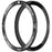 For Garmin Fenix 8 Solar 47mm Stainless Steel Bezel Scratch Resistant Protective Ring - Black+White - 4
