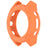 For Garmin Descent G2 Soft TPU Watch Case Hollow Shockproof Bumper Frame Cover - Orange - 2