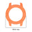 For Garmin Descent G2 Soft TPU Watch Case Hollow Shockproof Bumper Frame Cover - Orange - 7