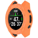 Watch Case for Garmin Descent G2 / G1 / G1 Solar / G1 Solar Letel Soft TPU Hollow Shockproof Bumper Frame - Orange - 2