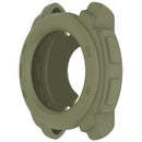 For Garmin Instinct E 40mm Watch Case Silicone Shockproof Bumper Frame - Army Green - 2