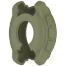 For Garmin Instinct E 40mm Watch Case Silicone Shockproof Bumper Frame - Army Green - 3