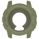 For Garmin Instinct E 40mm Watch Case Silicone Shockproof Bumper Frame - Army Green - 4