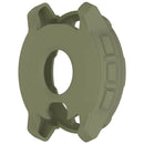 For Garmin Instinct E 45mm Watch Case Silicone Shockproof Bumper Frame - Army Green - 3