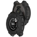 For Garmin Instinct E 40mm Armor Watch Case Shockproof TPU Rugged Protective Cover - Black - 6