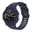 For Huami Amazfit T-Rex 3 Anti Scratch Protective Case TPU Watch Cover - Dark Blue - 4