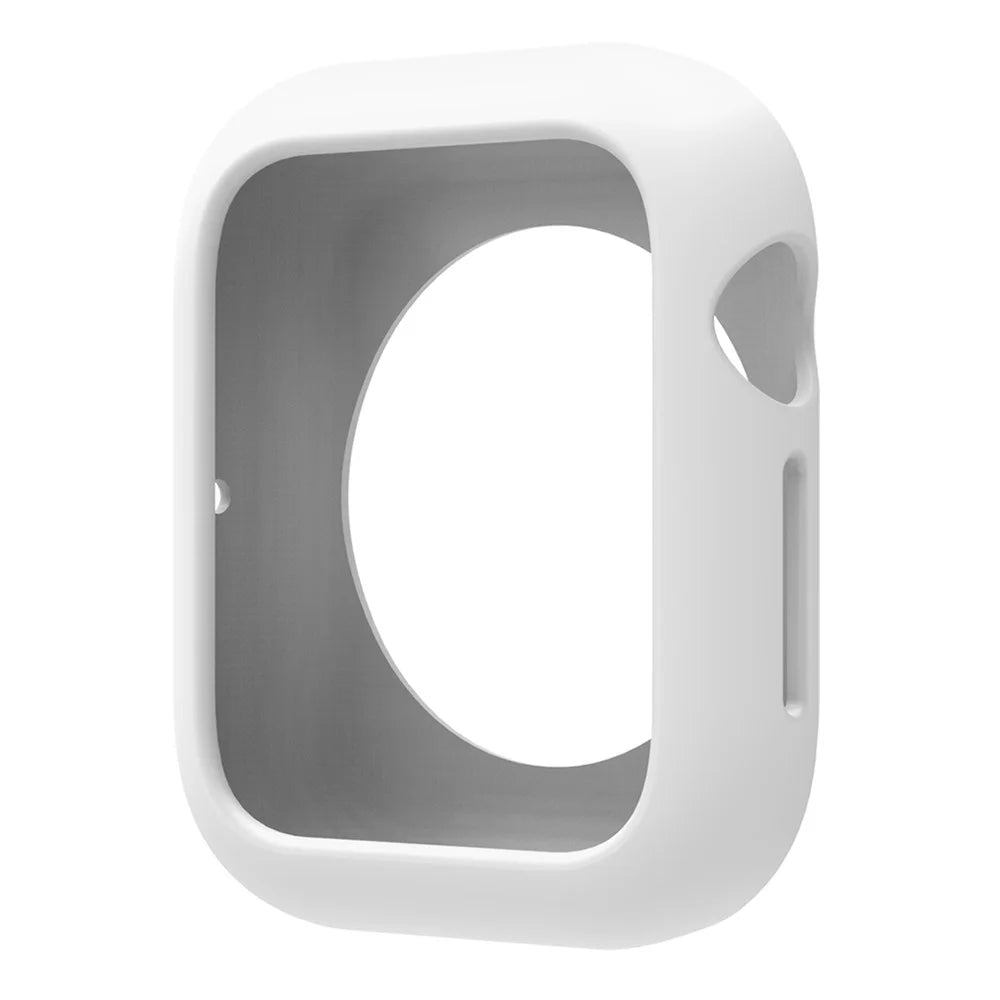 For Honor Band 5 Watch Case Soft Silicone Hollow Watch Frame Cover - White - 2