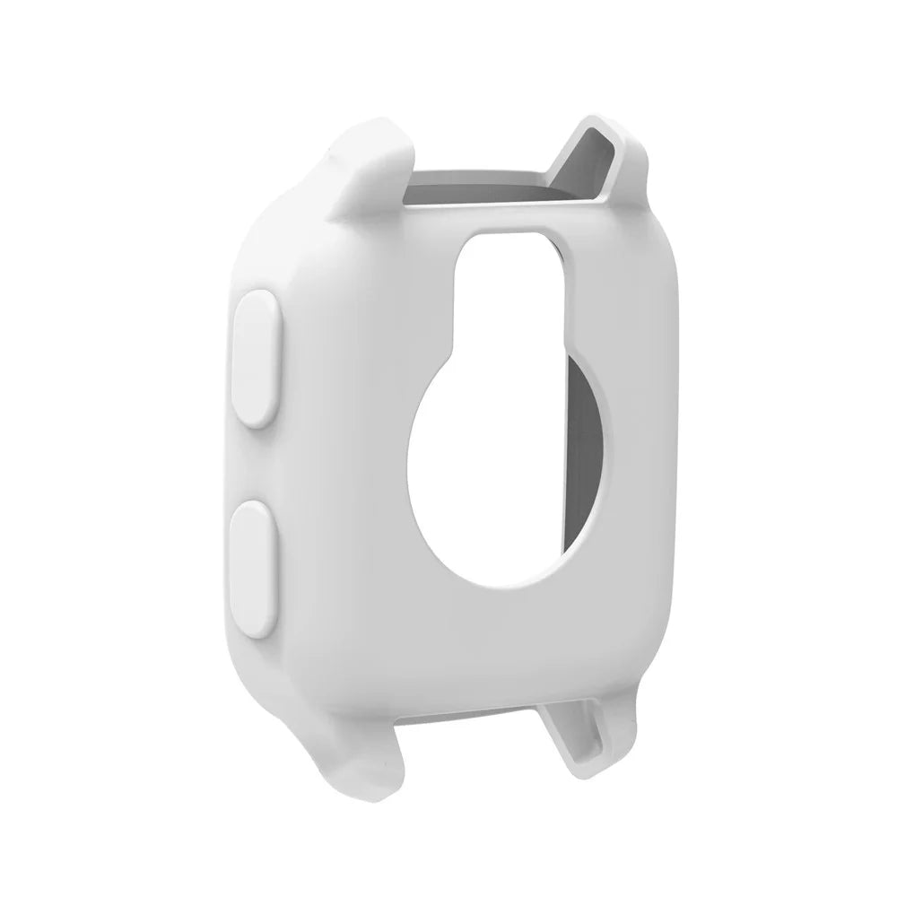 For Garmin Venu Sq 2 Anti Scratch Protective Case Silicone Watch Cover - White - 3