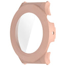 Watch Case for Huami Amazfit Cheetah Round / Cheetah Pro PC Frame Cover with Tempered Glass Screen Film - Pink - 2