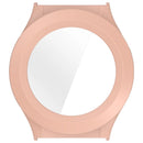 Watch Case for Huami Amazfit Cheetah Round / Cheetah Pro PC Frame Cover with Tempered Glass Screen Film - Pink - 4