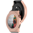 Watch Case for Huami Amazfit Cheetah Round / Cheetah Pro PC Frame Cover with Tempered Glass Screen Film - Pink - 6