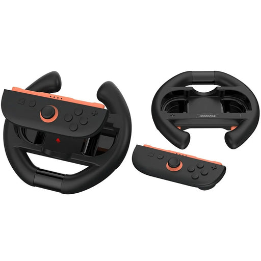 DOBE TNS-3195 2Pcs For Nintendo Switch 2 Racing Steering Wheel Joy-Con Controller Grip Holder - 1