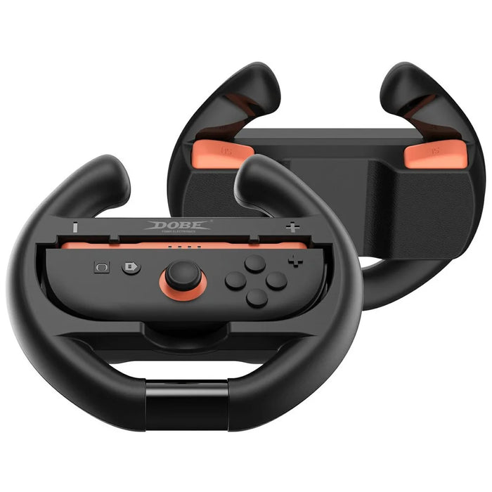 DOBE TNS-3195 2Pcs For Nintendo Switch 2 Racing Steering Wheel Joy-Con Controller Grip Holder - 4