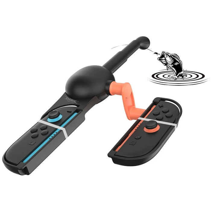 DOBE TNS-3186 Fishing Rod for Nintendo Switch 2 / Switch OLED / Switch Game Controller Joy-Con Grip Gamepad - 3