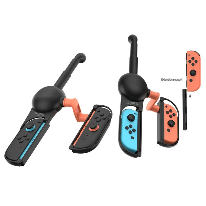 DOBE TNS-3186 Fishing Rod for Nintendo Switch 2 / Switch OLED / Switch Game Controller Joy-Con Grip Gamepad - 4