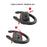 PGTECH GP-362 2Pcs For Nintendo Switch 2 Controller Racing Game Steering Wheel Left and Right Joy-Con Wheel Bracket - Black Red+Black Blue - 3