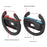 PGTECH GP-362 2Pcs For Nintendo Switch 2 Controller Racing Game Steering Wheel Left and Right Joy-Con Wheel Bracket - Black Red+Black Blue - 4