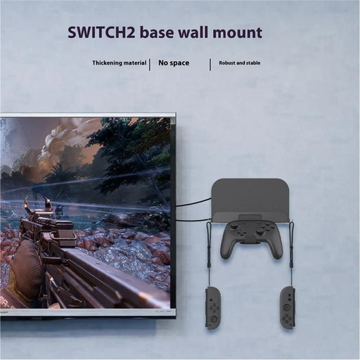 PGTECH GP-369 For Nintendo Switch 2 Wall Mount Storage Rack Suspension Bracket with Controller Hanger - 2