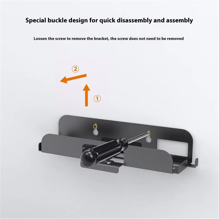 PGTECH GP-369 For Nintendo Switch 2 Wall Mount Storage Rack Suspension Bracket with Controller Hanger - 4