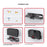 PGTECH GP-369 For Nintendo Switch 2 Wall Mount Storage Rack Suspension Bracket with Controller Hanger - 7