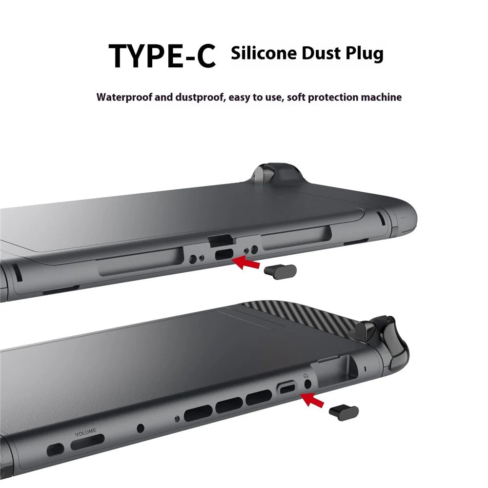 PGTECH GP-370 For Nintendo Switch 2 Game Console Protection Kit Dust Plugs Controller Stickers Silicone Rocker Caps Set - 2