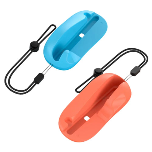JYS-NS2296 2Pcs for Nintendo Switch 2 Joy-Con Grip Mouse Mini Portable Ergonomic Controller Base - Blue+Red - 1