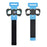 JYS-NS2262 2Pcs For Nintendo Switch 2 Dance Wristbands Joy-Con Controller Sports Wrist Bands - Black - 1