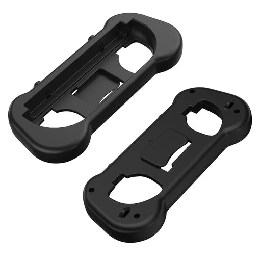 JYS-NS2263 2Pcs For Nintendo Switch 2 Joy-Con Grip Handle Ergonomic Controller Attachment with Wrist Strap - Black - 2