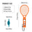 JYS-NS2266 For Nintendo Switch 2 Left and Right Joy-Con Handle Holder Tennis Racket with Lanyard - Blue+Red - 3