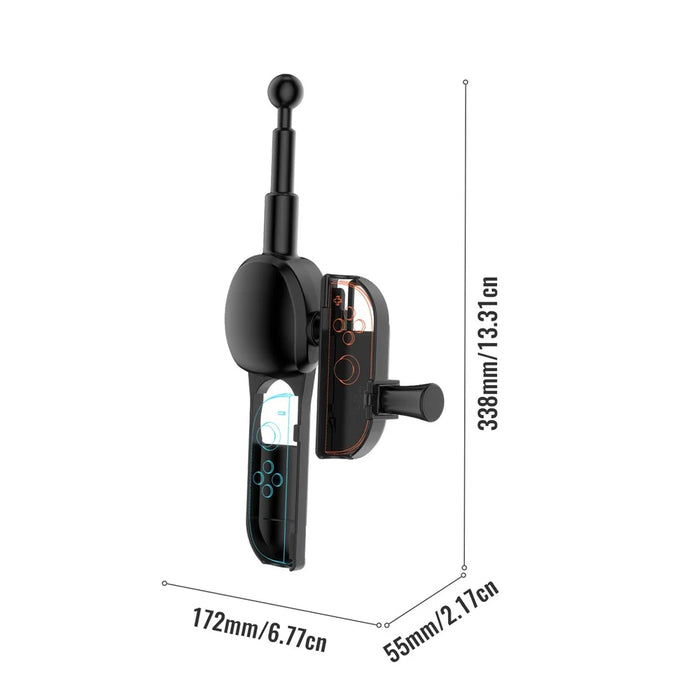 JYS-NS2285 For Nintendo Switch 2 Fishing Rod Controller Game Accessories Motion Sensing Grip Handle - 4