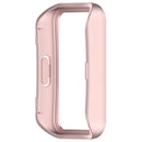 Watch Case For Huawei Band 10 NFC  /  10  /  9 NFC  /  9  /  8 NFC  /  8 Half-Wrapped Hollow Hard PC Protective Cover - Pink  /  Green - 3