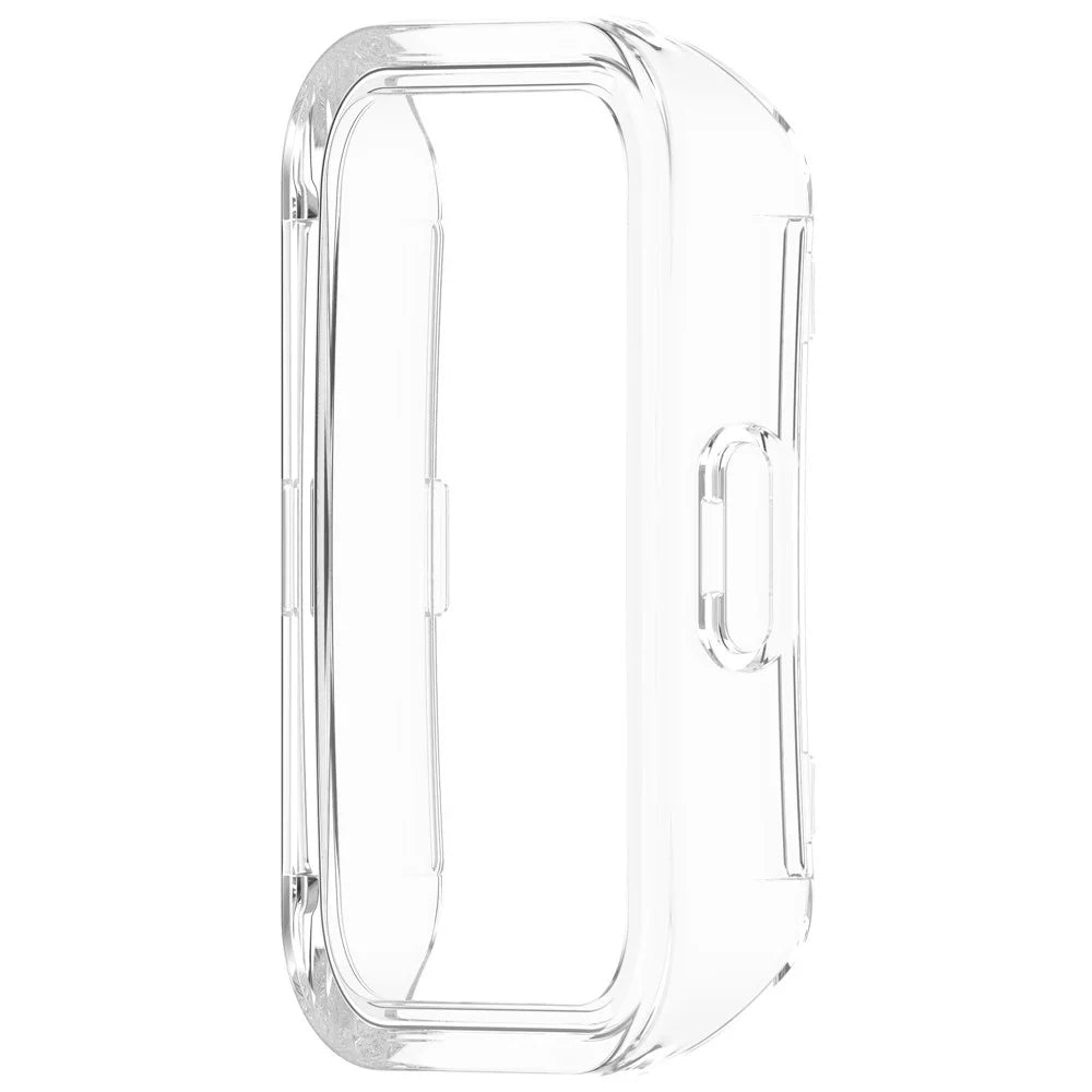 Watch Case For Huawei Band 10 NFC  /  10  /  9 NFC  /  9  /  8 NFC  /  8 Half-Wrapped Hollow Hard PC Protective Cover - Transparent - 2
