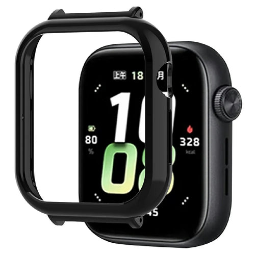 For Honor Watch 5 Protective Case 20mm Watch Strap Connector Frame - Black - 1